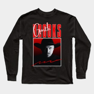 Garth brooks///original retro Long Sleeve T-Shirt